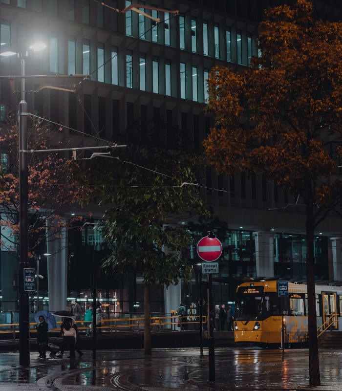 manchester at night 